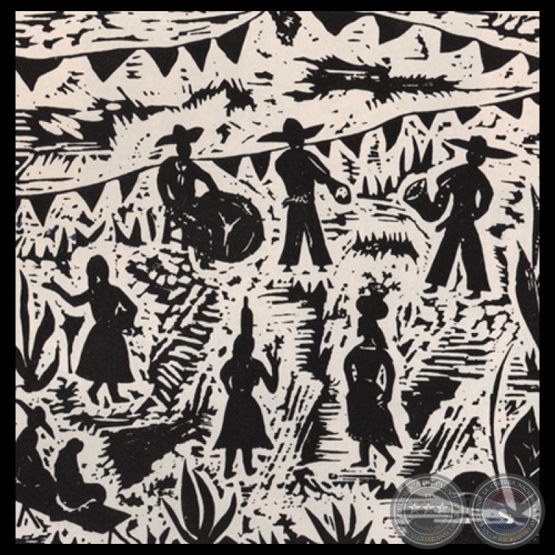 LA GALOPA - Grabado de JACINTO RIVERO